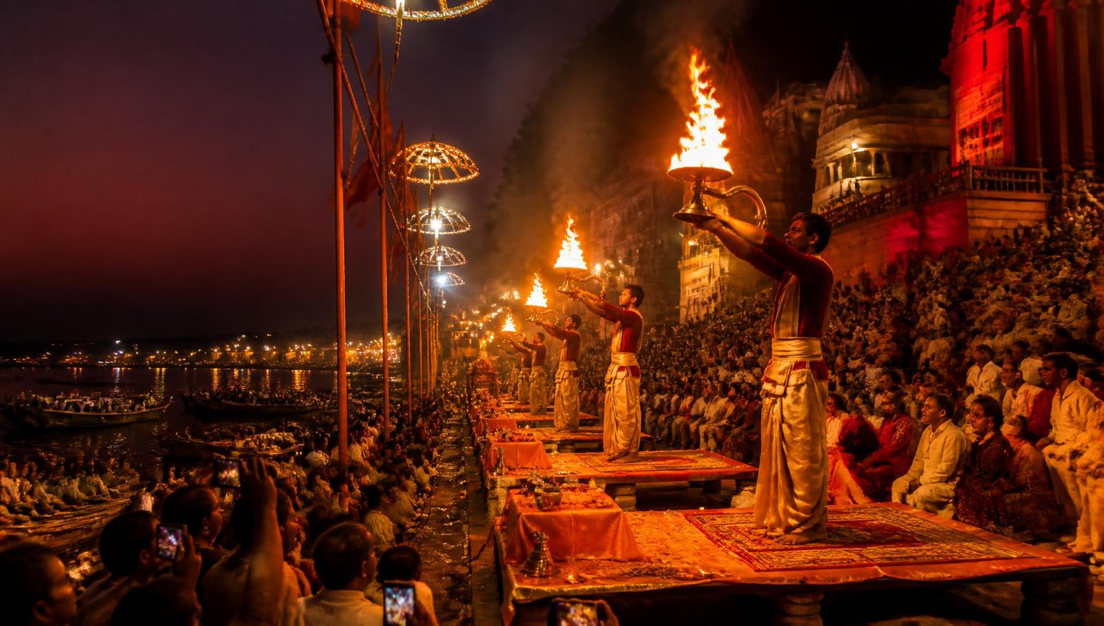Ganga Aarti at the ghats of Varanasi